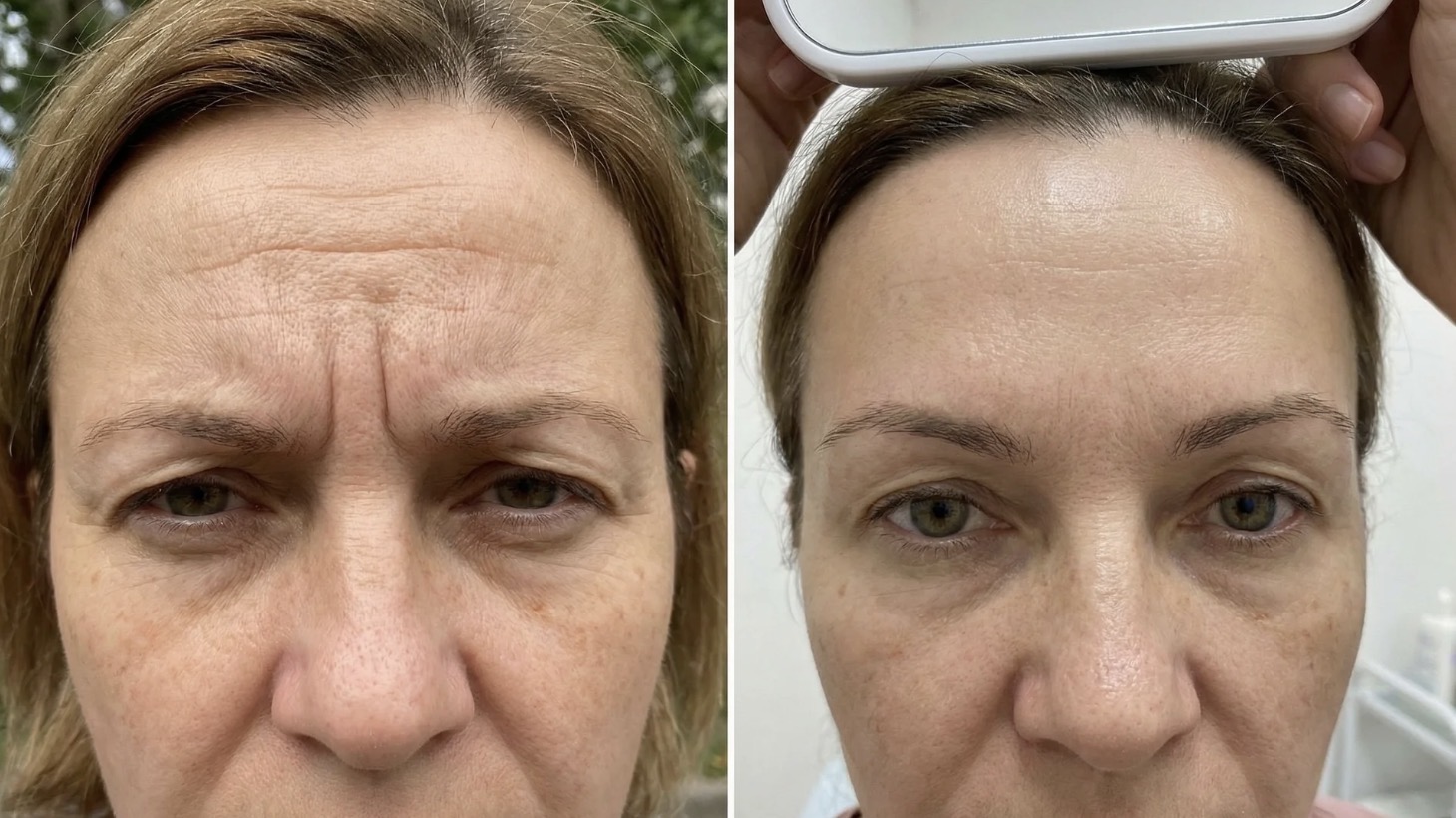 HydraFacial Vorher-Nachher Ergebnis — Gesichtspflege bei ProfiNails Hannover-Linden